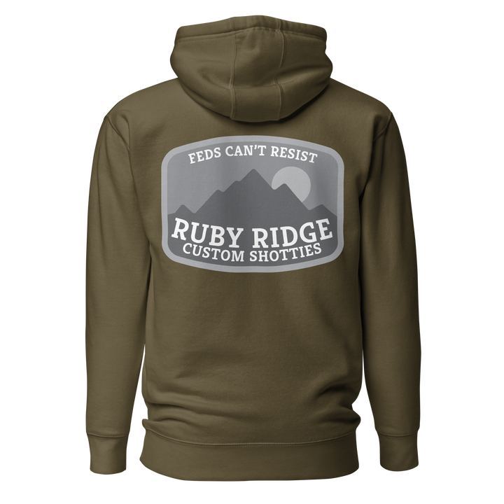 Ruby Ridge subdued v3 premium hoodie