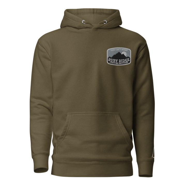 Ruby Ridge (night) premium hoodie
