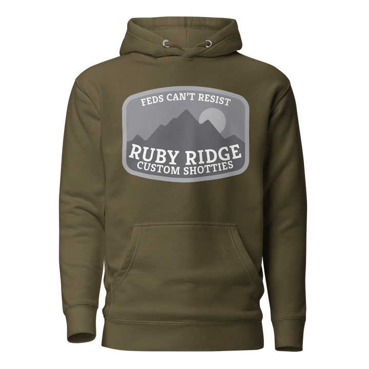 Ruby Ridge (subdued) premium hoodie