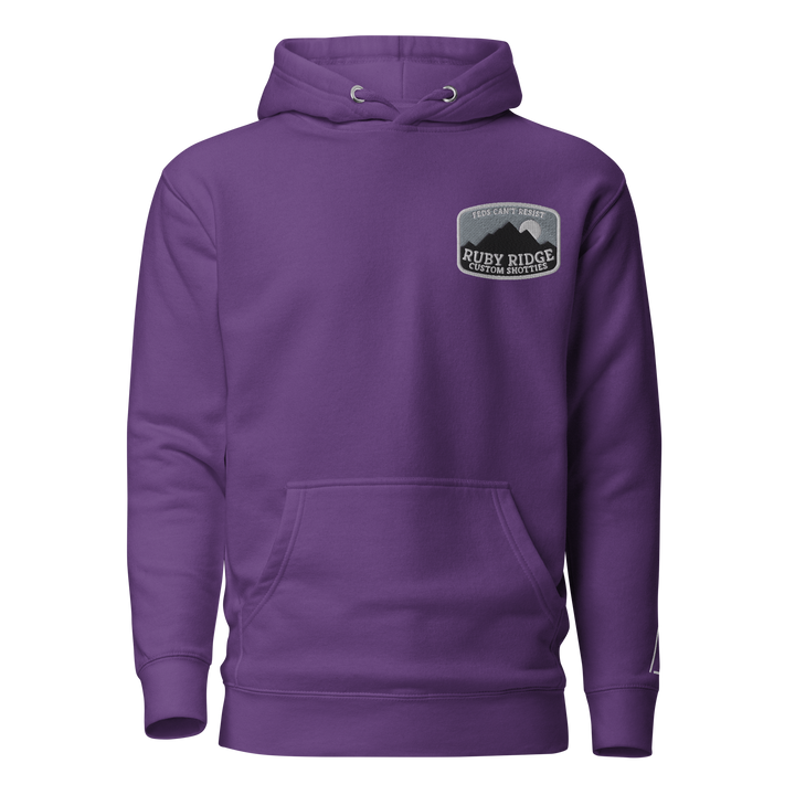Ruby Ridge (night) premium hoodie
