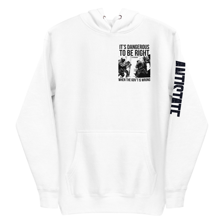 Dangerous to be Right v2 premium hoodie