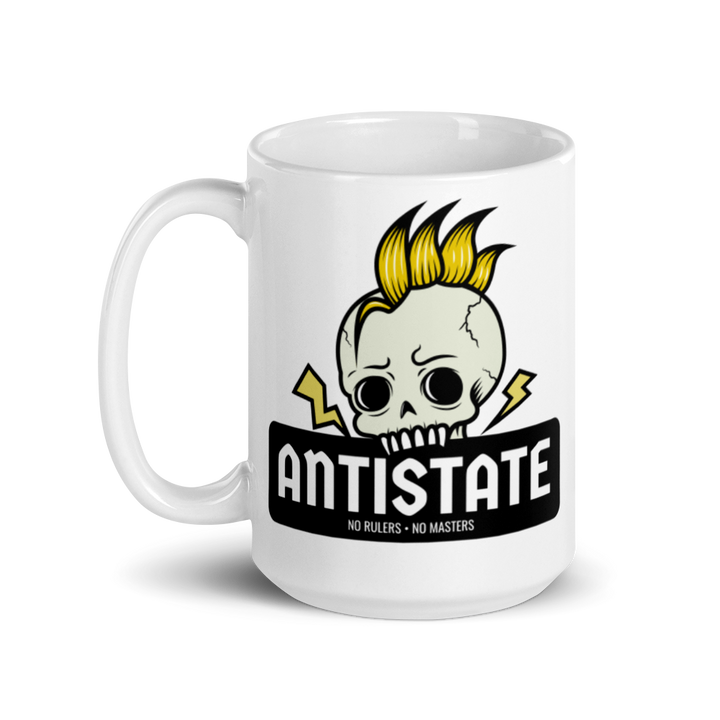 Throwback white mug