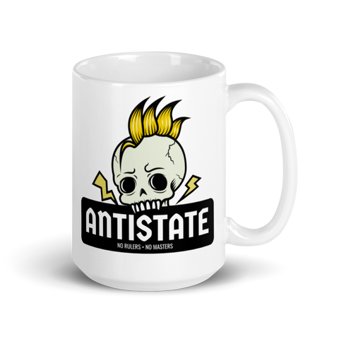 Throwback white mug