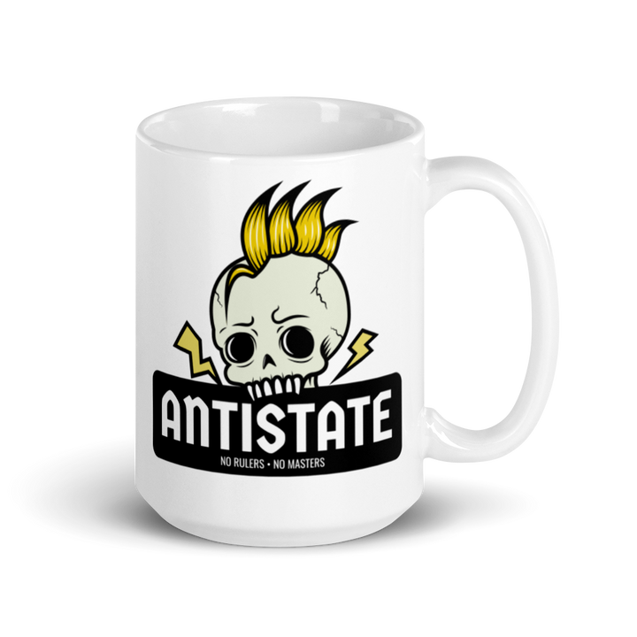 Throwback white mug