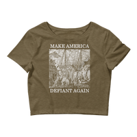 Make America Defiant Again v1 women's crop t-shirt