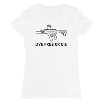 Live Free or Die women’s fitted t-shirt