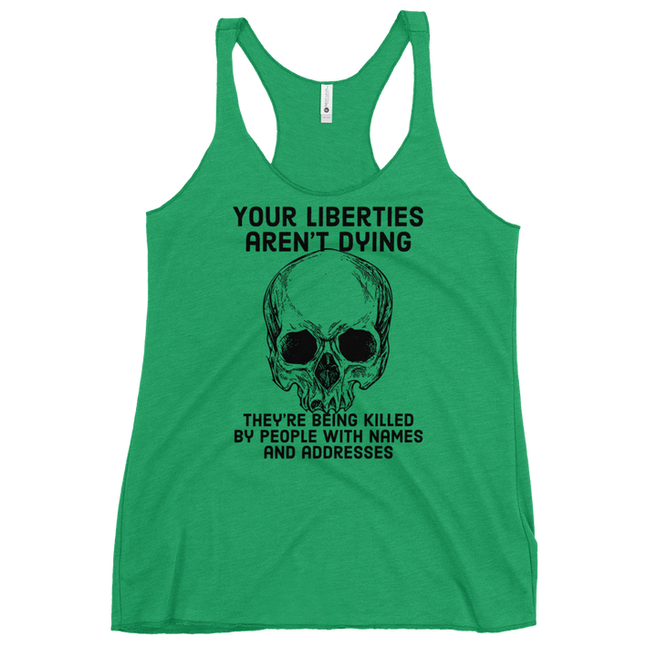 Liberties Aren't Dying OG women's racerback tank
