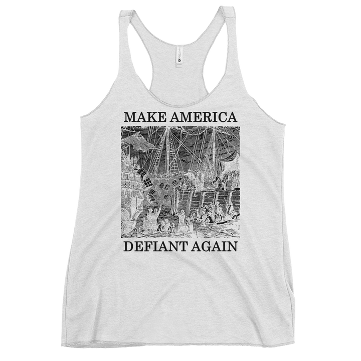 Make America Defiant Again women's racerback tank