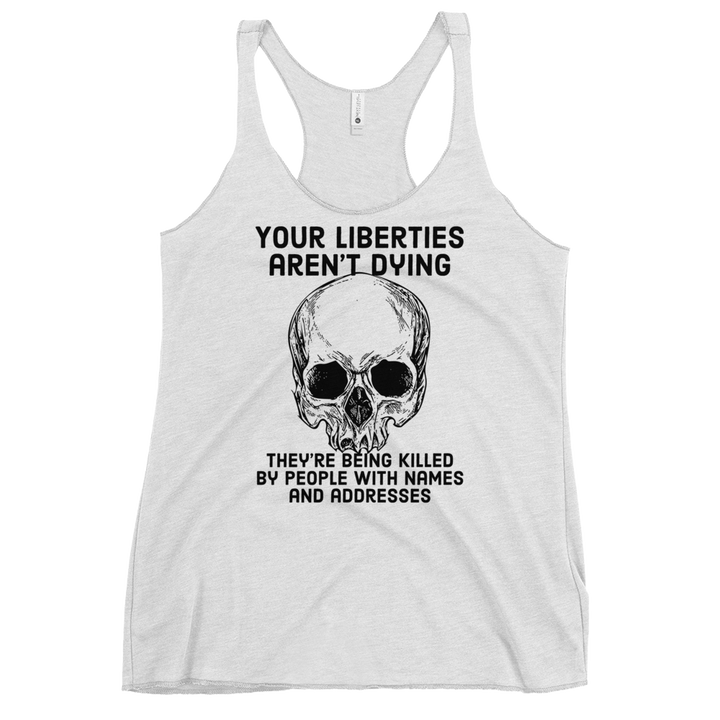 Liberties Aren't Dying OG women's racerback tank