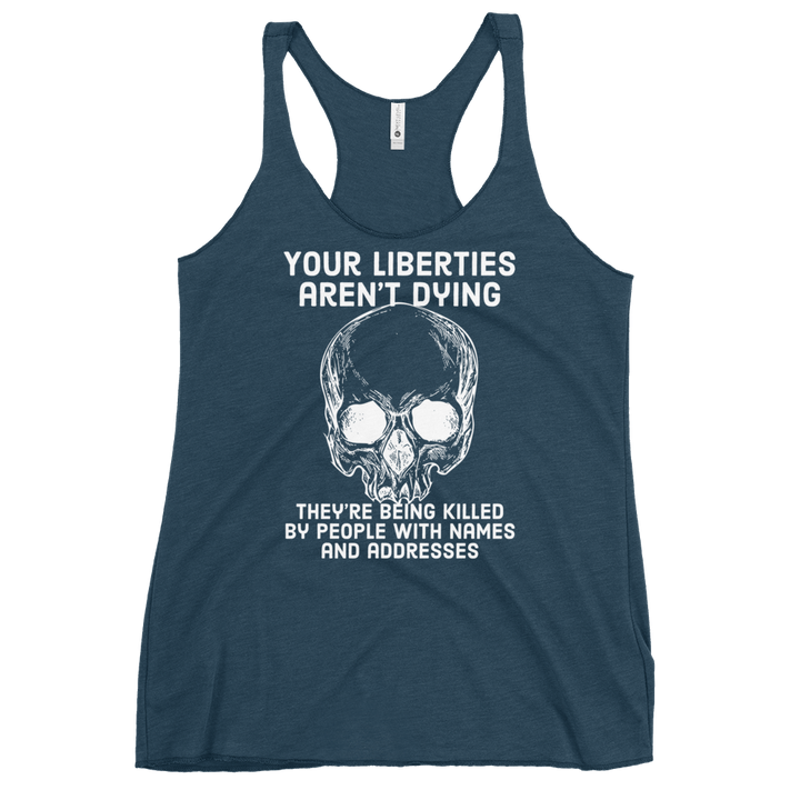 Liberties Aren't Dying OG women's racerback tank