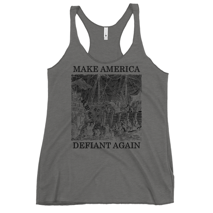 Make America Defiant Again women's racerback tank