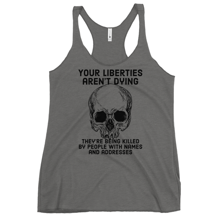 Liberties Aren't Dying OG women's racerback tank