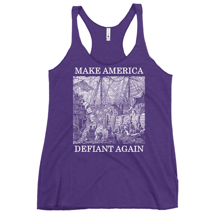 Make America Defiant Again women's racerback tank