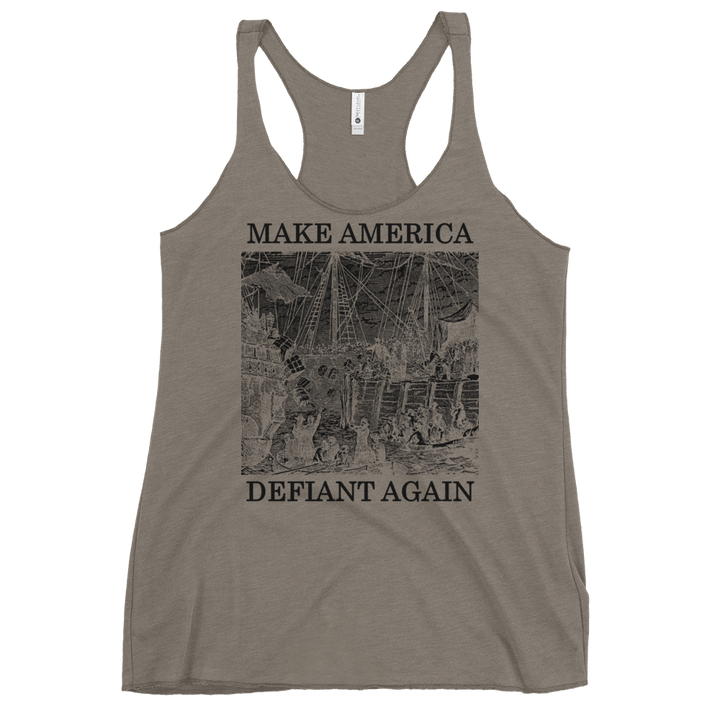 Make America Defiant Again women's racerback tank