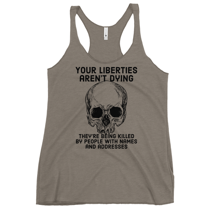Liberties Aren't Dying OG women's racerback tank
