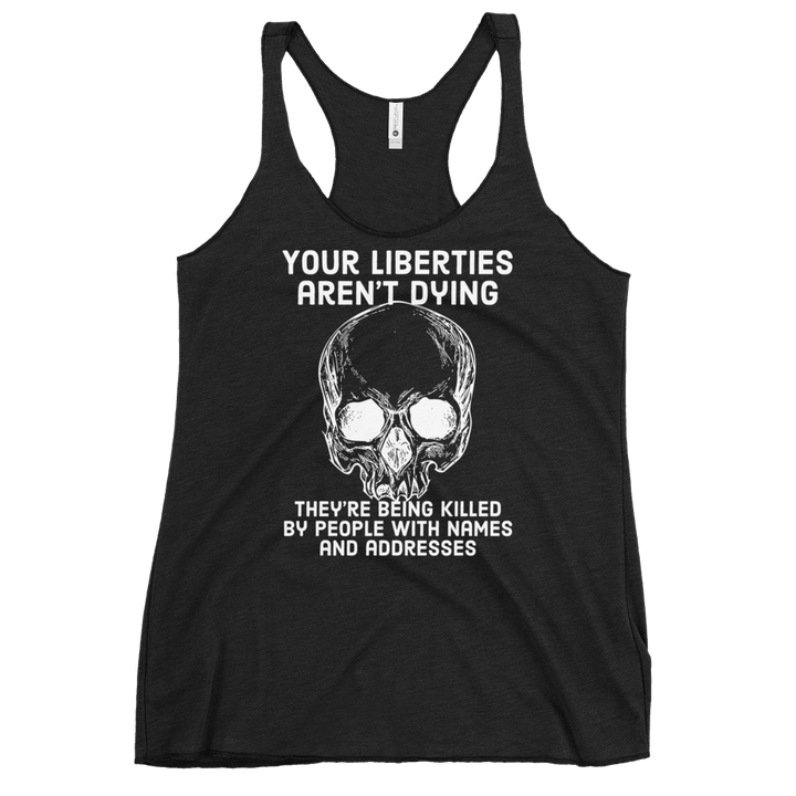 Liberties Aren't Dying OG women's racerback tank