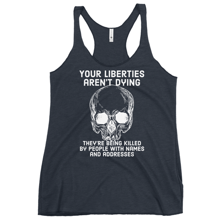 Liberties Aren't Dying OG women's racerback tank