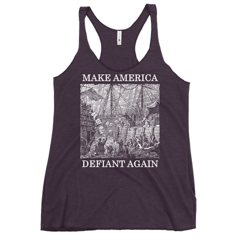 Make America Defiant Again women's racerback tank