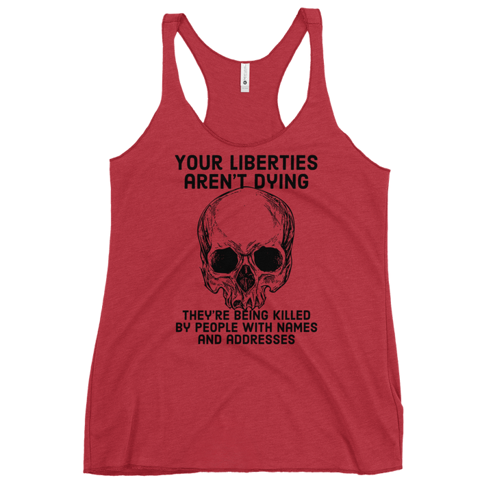 Liberties Aren't Dying OG women's racerback tank