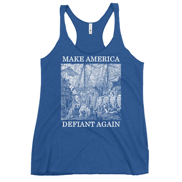 Make America Defiant Again women's racerback tank