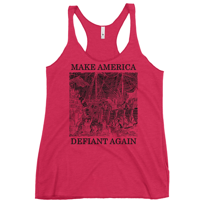 Make America Defiant Again women's racerback tank