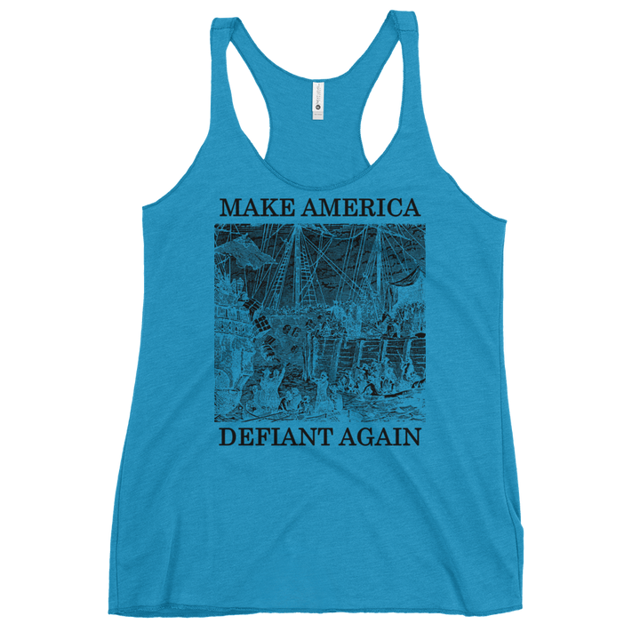 Make America Defiant Again women's racerback tank